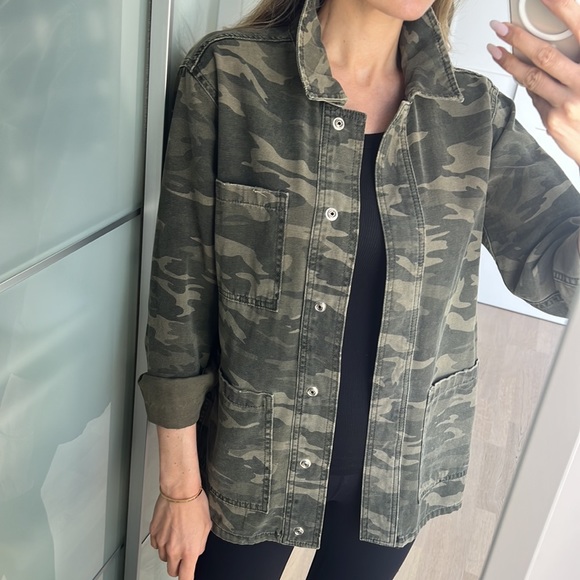Topshop Camo Shirt Jacket - Picture 6 of 6